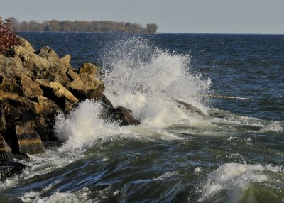 Waves on the point