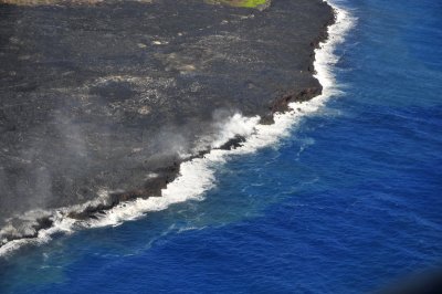 Where lava meets the ocean