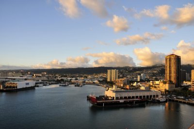 Honolulu from the top deck