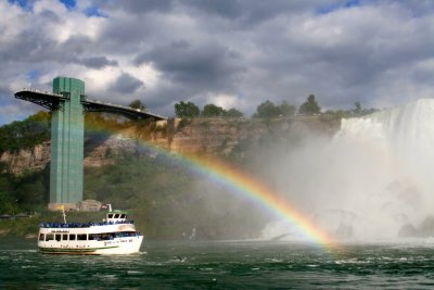 Rainbow at the Niagara Falls (American Falls)