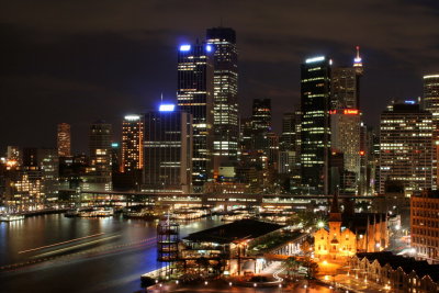 Sydney's Circular Quay at night (Australia)