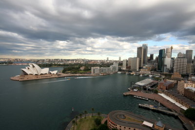Circular Quay, Sydney, as seen from the Harbour Brdige