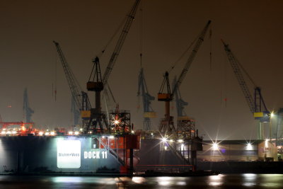 Hamburg's free-harbour