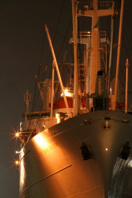 The Cap San Diego lying at Hamburg Harbour (Germany)