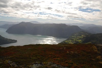 Fjord in de zon
