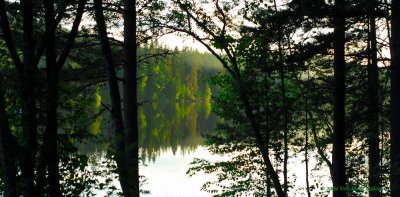 The moment by Lieksa River