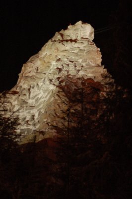 Matterhorn at night