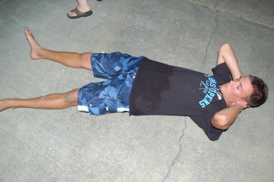 Tired after the flood