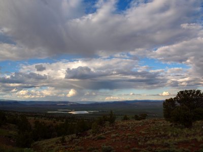 view east from Stinkingwater Pass, Oregon