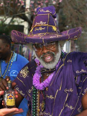 Mardi Gras Day 2008  New Orleans Part 2  -  Zulu : The color of fun