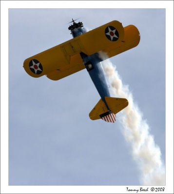 John Mohr in the Stearman