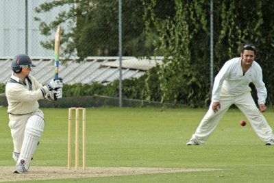 Mallards Cricket Club bats second
