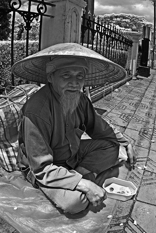 Beggar in Jogjakarta.