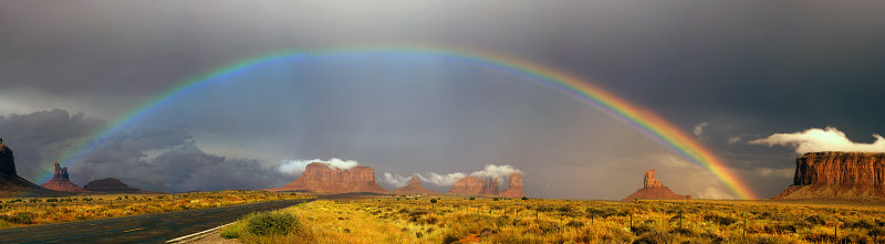 Just outside Monument Valley