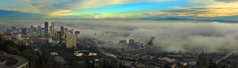 Fog in Portland, 1/26/11