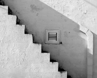 Steps and window