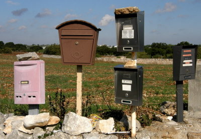 Rural mail boxs