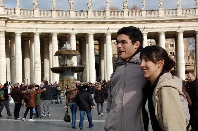 Love in St. Peter's Square