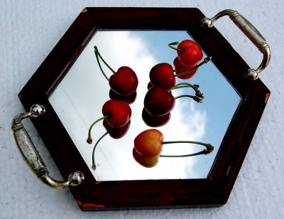 Cherries in the mirror