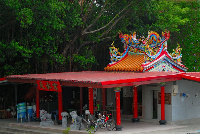 Sept 10   A temple by the river