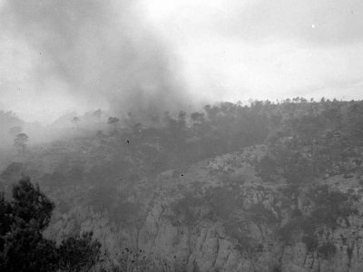 Incendie du 27 juillet 1960 sur le plateau, entre Port-Pin et En-Vau