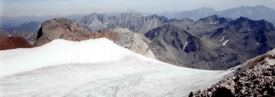 Le glacier d'Ossoue, l'un des plus grands des Pyrnes