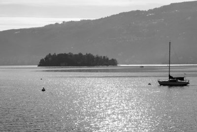 Lake Maggiore Black & White