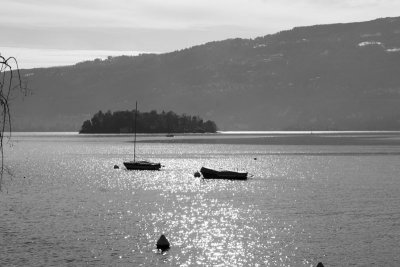Lake Maggiore Black & White