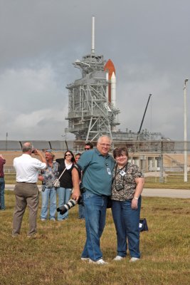 Sharon and I at launch pad A.jpg