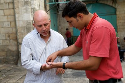 352-Haircut on the Via Dolorosa.JPG