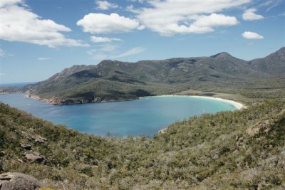 Freycinet (Tasmania) - View of Wineglass Bay