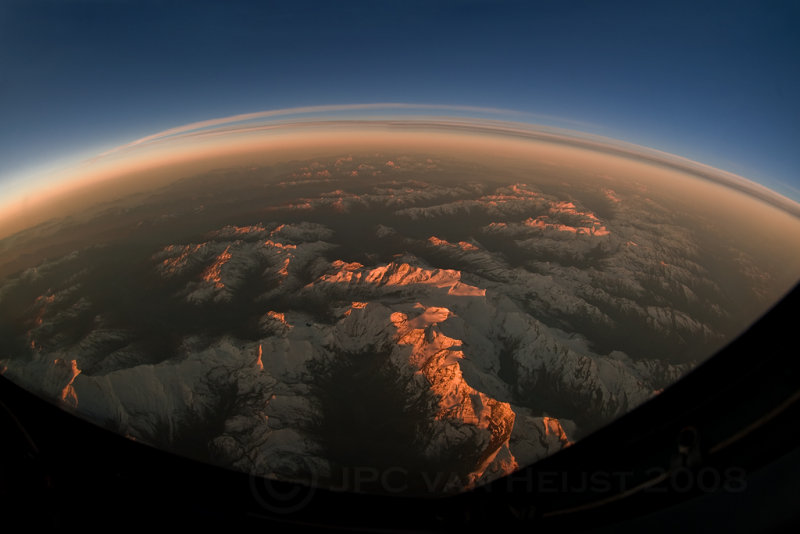 Sunrise over the Alps