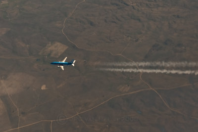 Overtaking a 737...