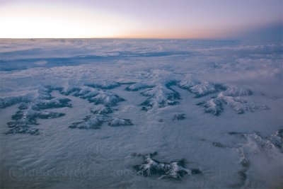 Dawn over the Alps