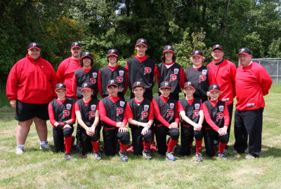 Coach Diemond's baseball team 2009