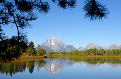 the Grand Tetons from Oxbow Bend