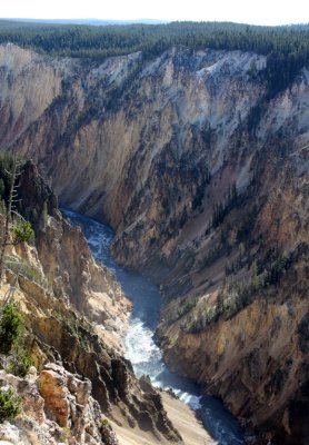 where the park got its name - Yellowstone