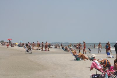 the beach