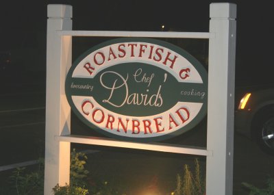 roastfish and cornbread