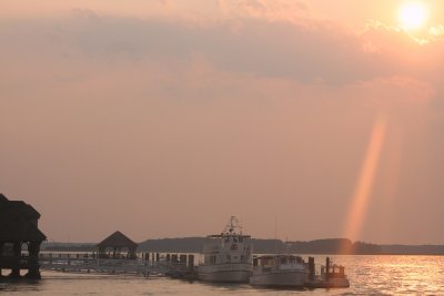 sunset at daufuskie island