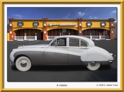 Jaguar 1950s Sedan + Italian Restaurant.jpg