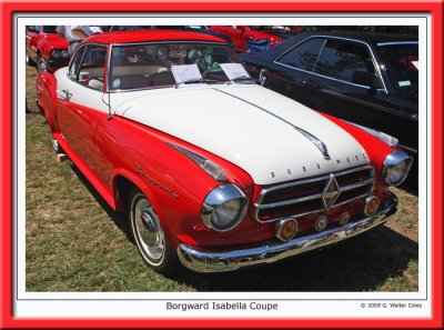 Borgward 1950s Isabella Coupe Red White.jpg