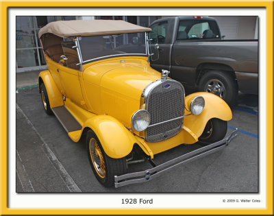 Ford 1928 Yellow Convertible DD F.jpg