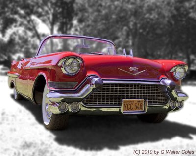 Cadillac 1956 Red Conv Library F BW Blur.jpg