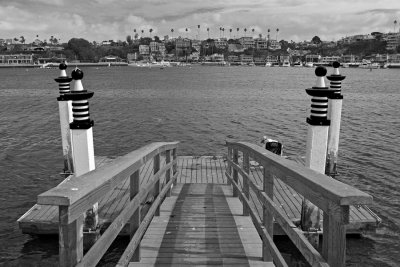 Newport Beach Dock B+W.jpg