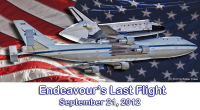 Space Shuttle Endeavor 9-21-12 8 USA Flag Poster.jpg