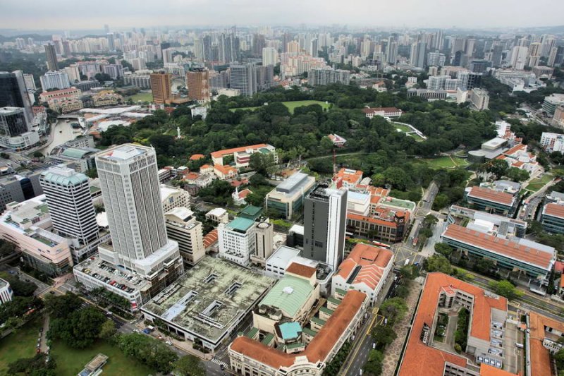 Overlooking North Bridge Road