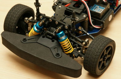 Lightning front suspension & gearbox unit