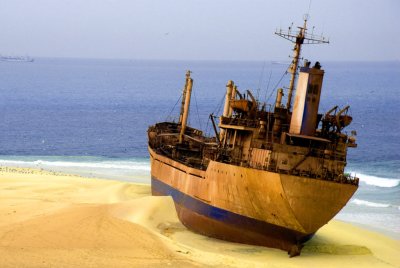 Rusting ship....