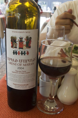 Armenian wine...